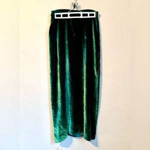 NWT Reformation Velvet Skirt